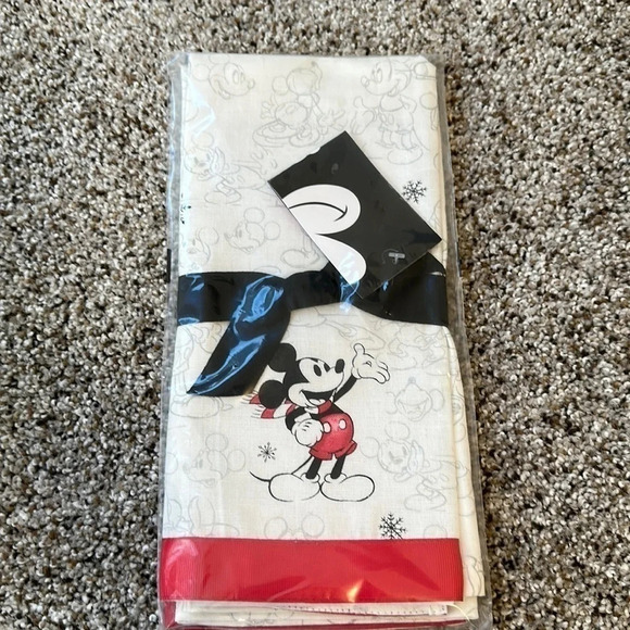 Pottery Barn Mickey Mouse Tea Towels, NIP - Picture 1 of 4